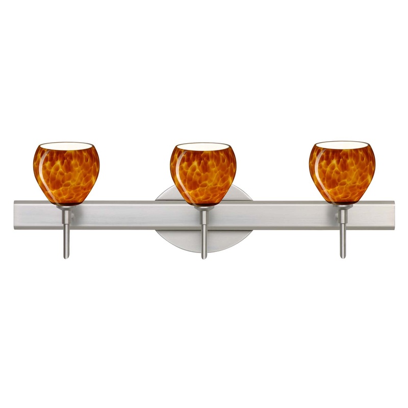 Tay Tay Three Light Wall Sconce in Satin Nickel
