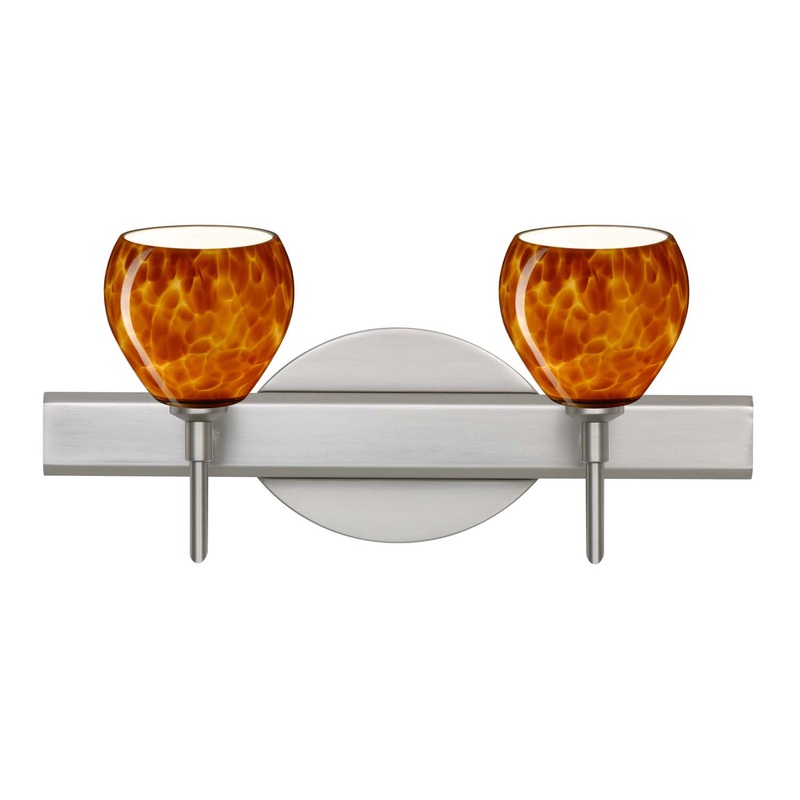 Tay Tay Two Light Wall Sconce in Satin Nickel