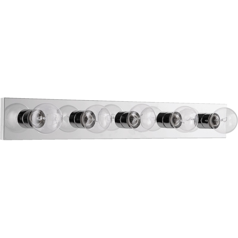 Vanity Strips Five Light Vanity in Chrome