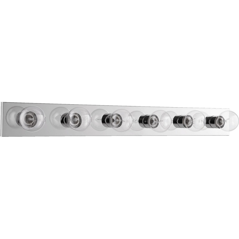 Vanity Strips Six Light Vanity in Chrome
