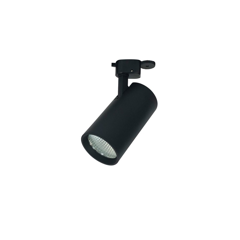 28W LED Cylinder 4 in Black