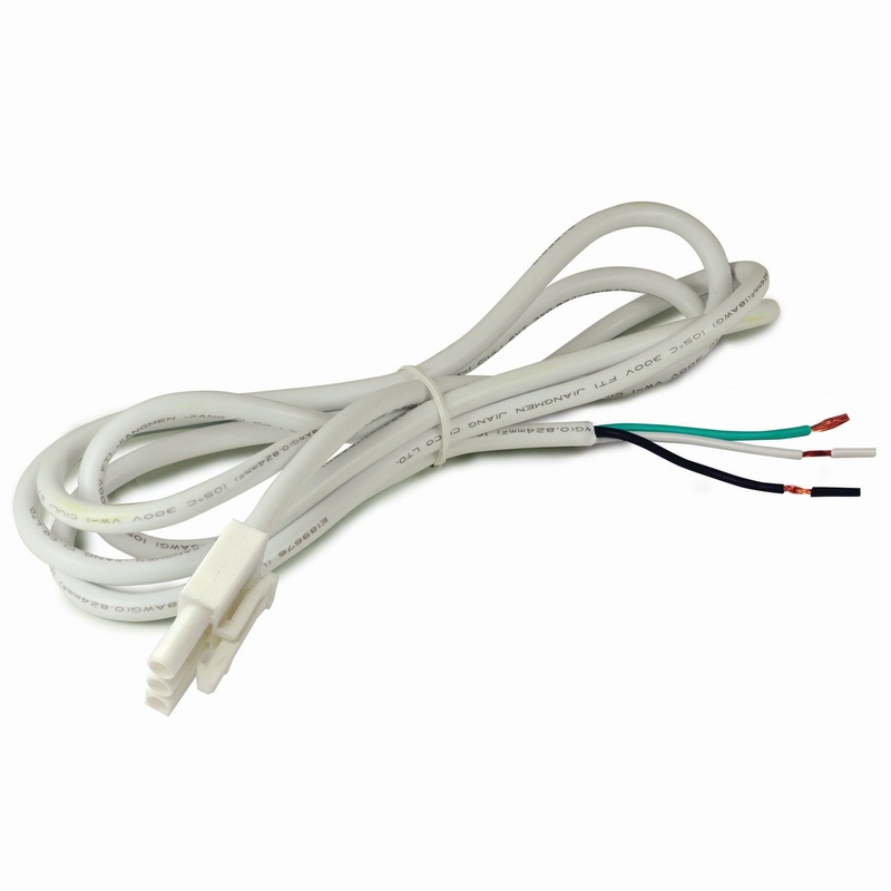 72`` LEDur Hardwire Connector Cable in White