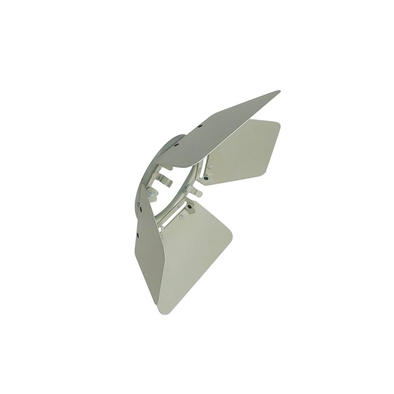 Led Track Accessory Barn Door For Cori, Pillar, And Aideen Track Heads in White
