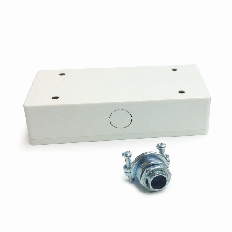 Ledur Undercabinet J-Box W/ 2 Female Connectors in White