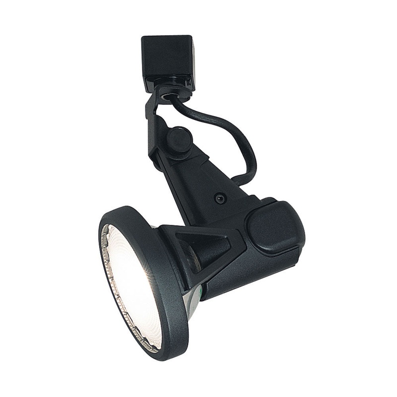 Line Voltage Track Belgium Gimbal ``L`` Adapter in Black