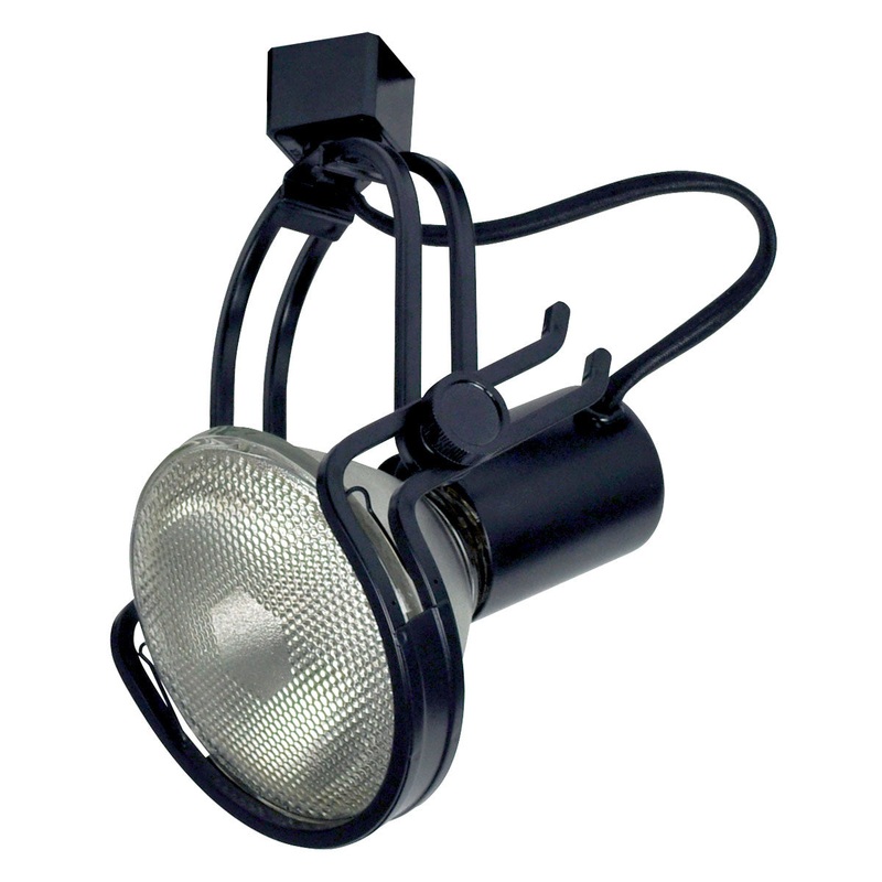 Line Voltage Track Hi-Tec Wire Par38 W/ ``J`` A in Black