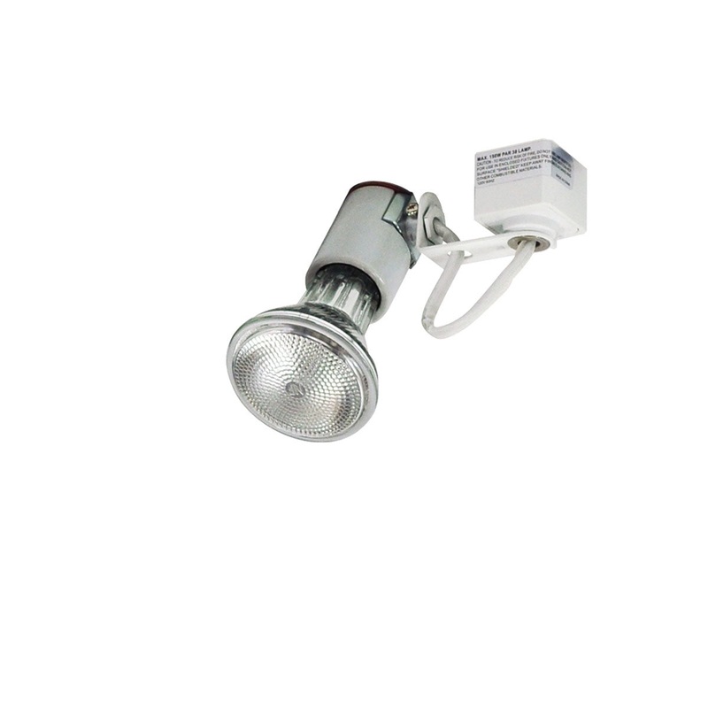 Line Voltage Track Lamp Holder Par38/Br40 in White