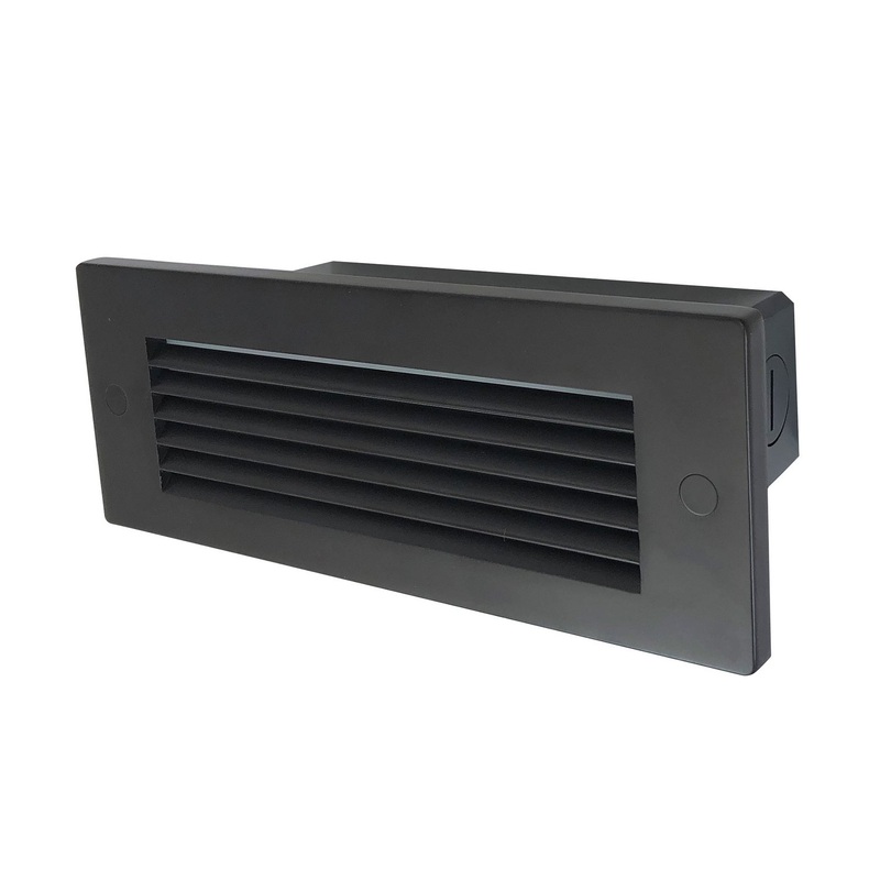 Step Louver Trim W/Led`S in Bronze