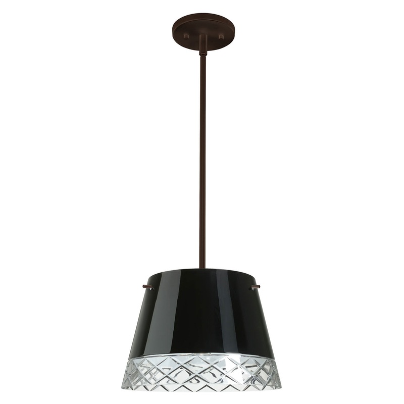 Amelia One Light Pendant in Bronze