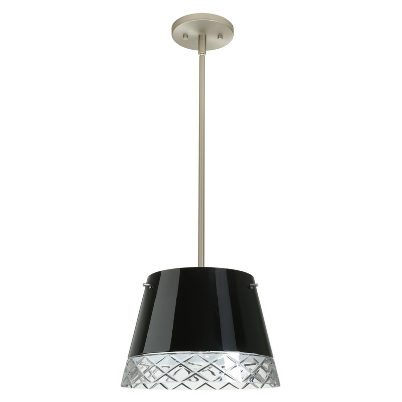 Amelia One Light Pendant in Satin Nickel