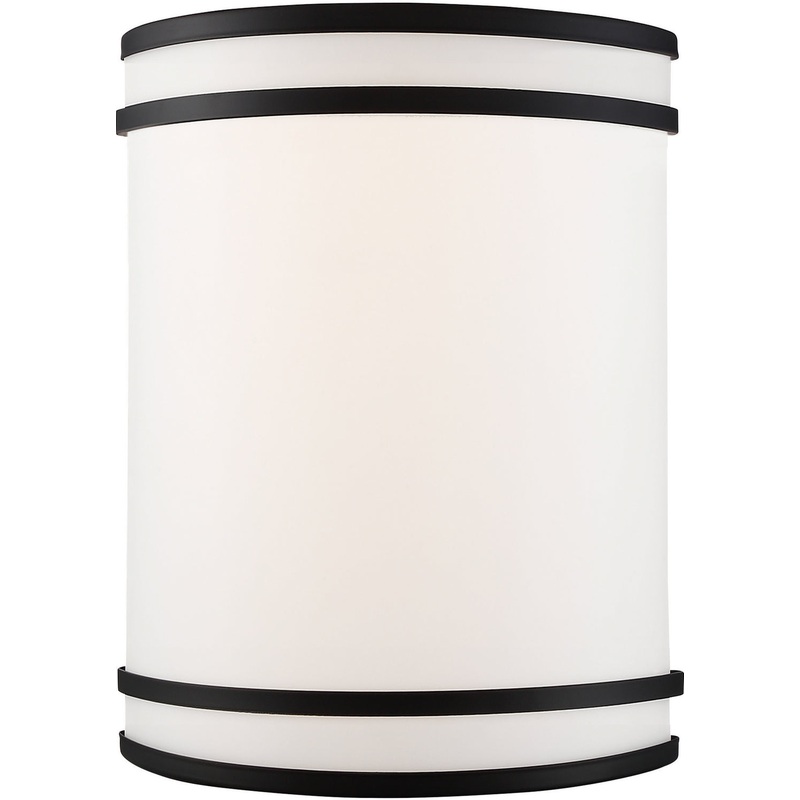 Glamour LED Wall Sconce in Matte Black