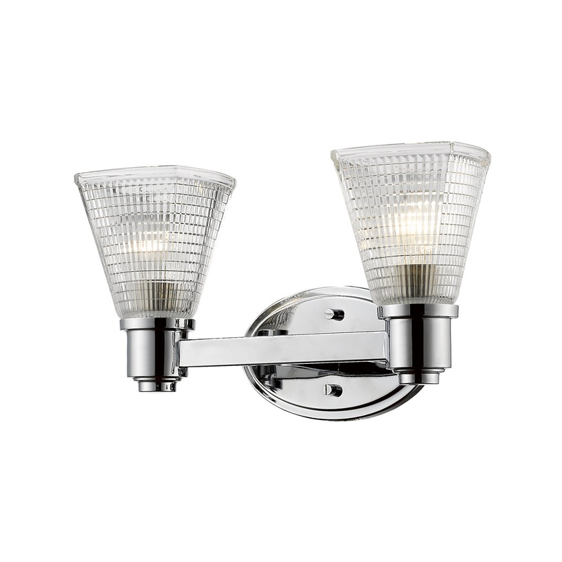Intrepid Two Light Vanity in Chrome