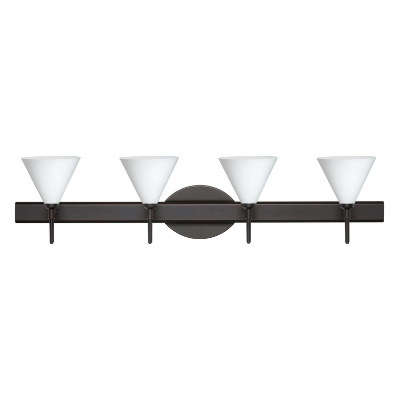 Kani Four Light Wall Sconce in Bronze
