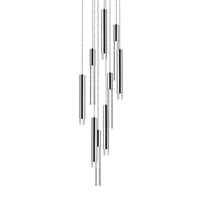 LED Pendant in Chrome from the Pendula collection.