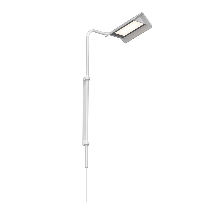 Morii LED Wall Lamp in Satin White