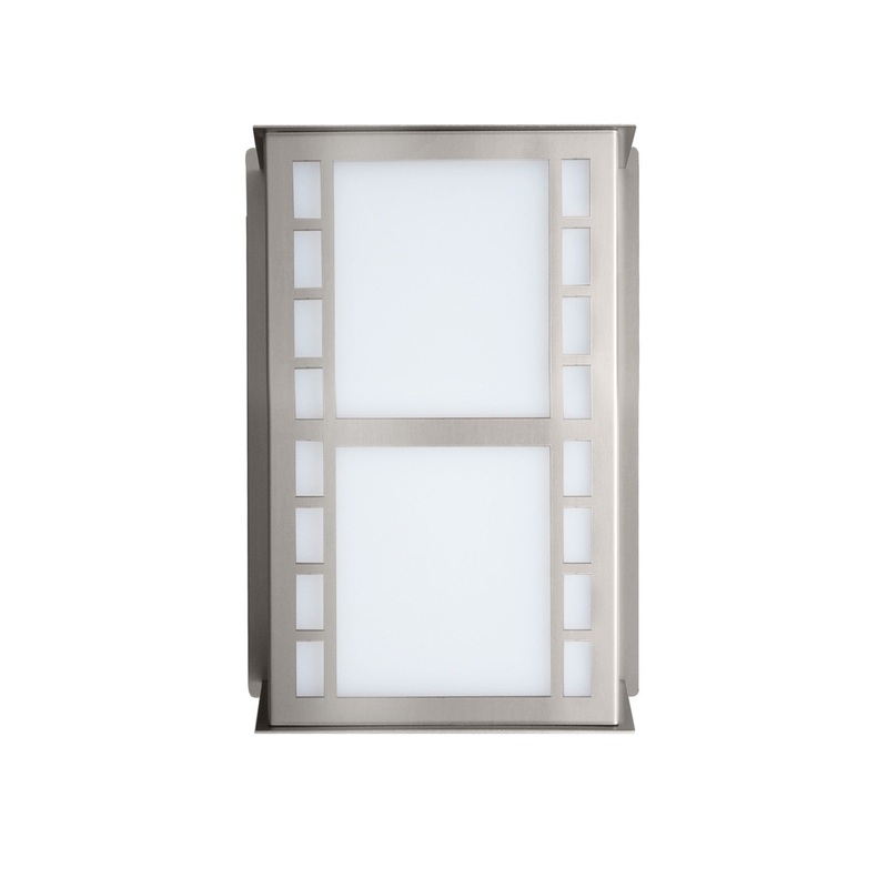 Napoli One Light Outdoor Wall Sconce in Brushed Aluminum