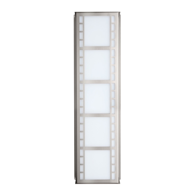 Napoli Three Light Outdoor Wall Sconce in Brushed Aluminum
