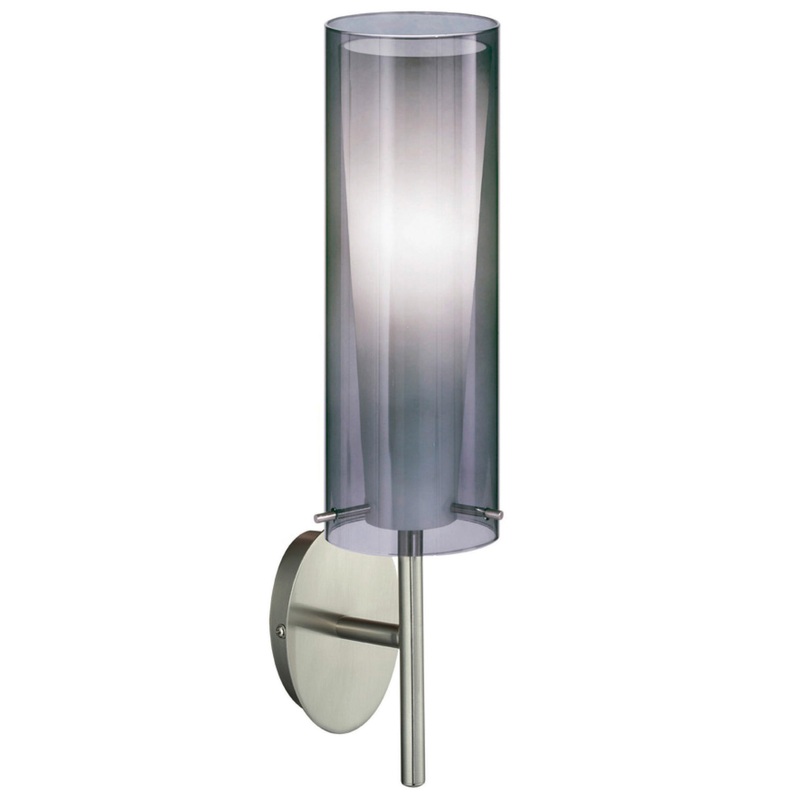 Pinto Nero One Light Wall Sconce in Matte Nickel