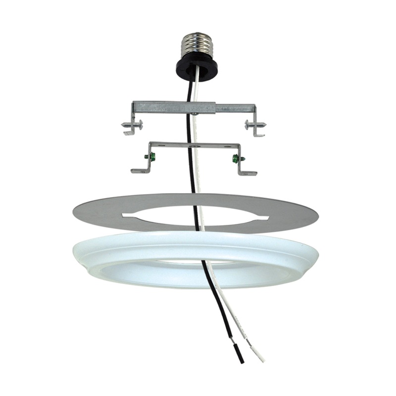Recessed Light Converter Recessed Light Converter - Adjustable Bar in White