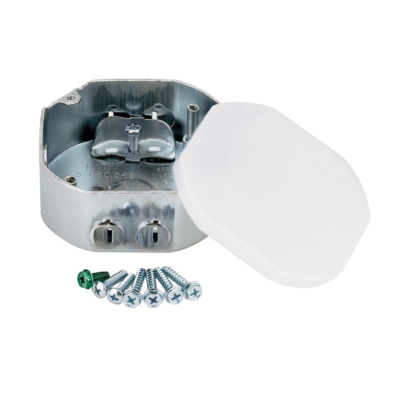 Saf-T-Box Fan/Fixture Support Box in Clear