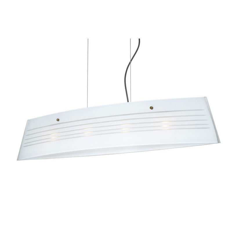 Silhouette Four Light Pendant in Bronze