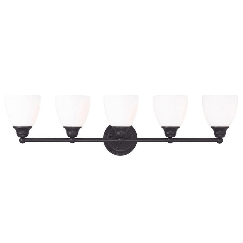 Somerville Five Light Bath Vanity in Bronze
