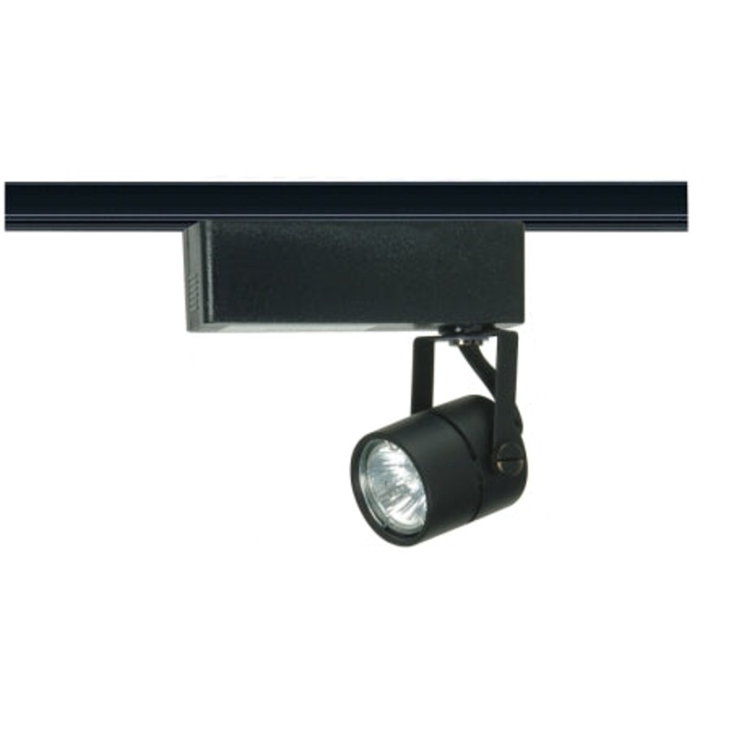 Track Heads Black One Light Track Head in Black