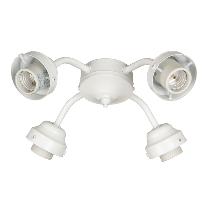 Universal Four Light Fitter in Antique White