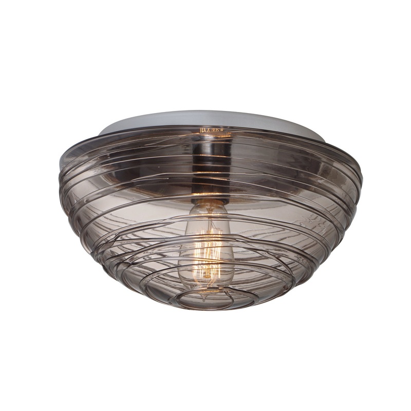 Wave One Light Ceiling Mount