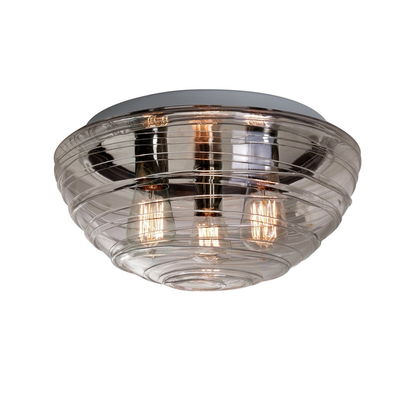 Wave Three Light Ceiling Mount