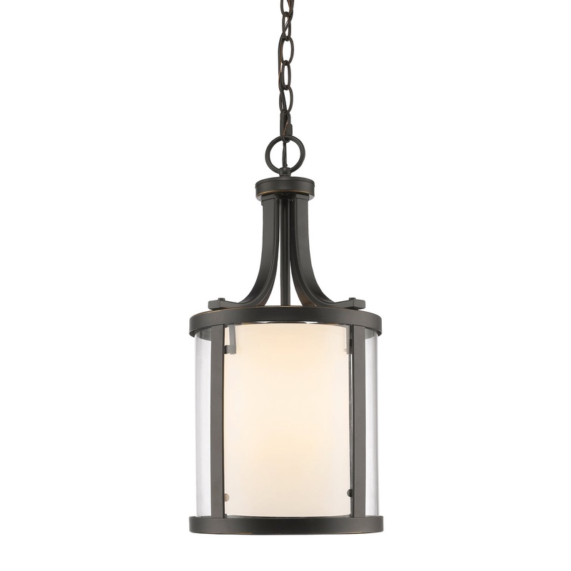 Willow Three Light Pendant in Olde Bronze
