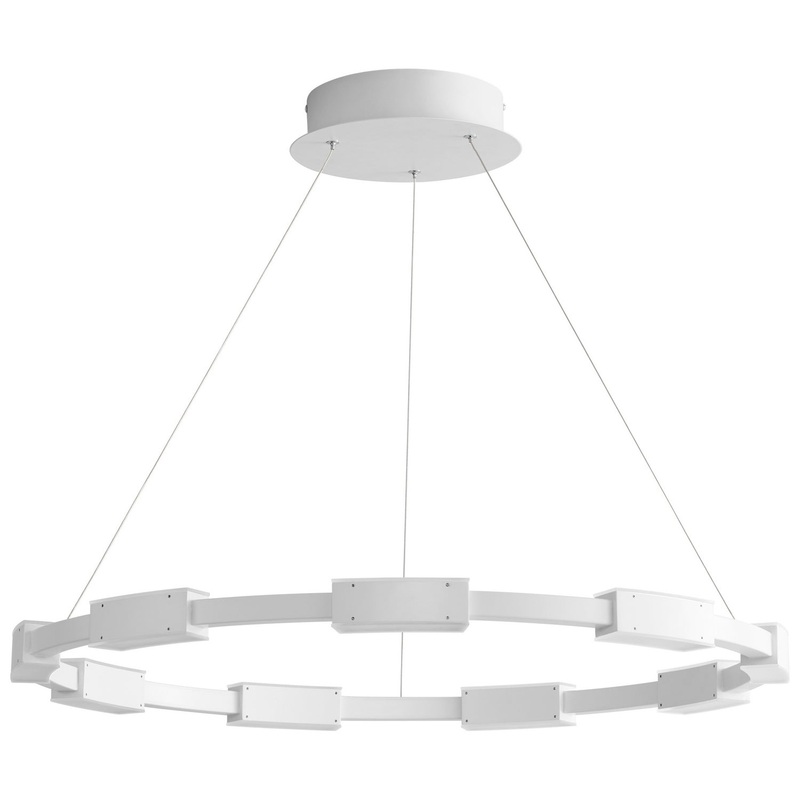 Dieter LED Pendant in White