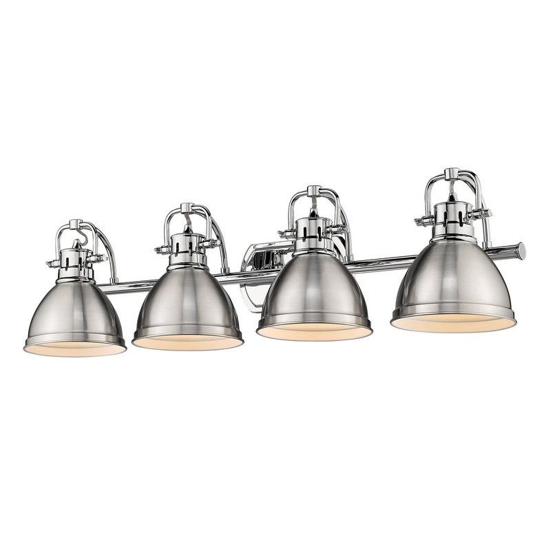 Duncan CH Four Light Bath Vanity in Chrome