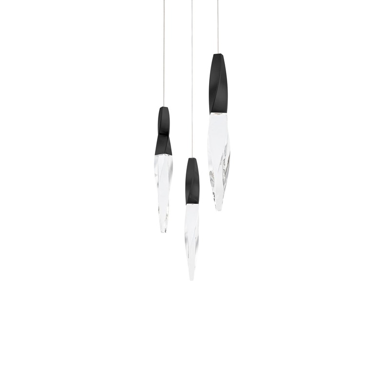 Kindjal LED Pendant in Black