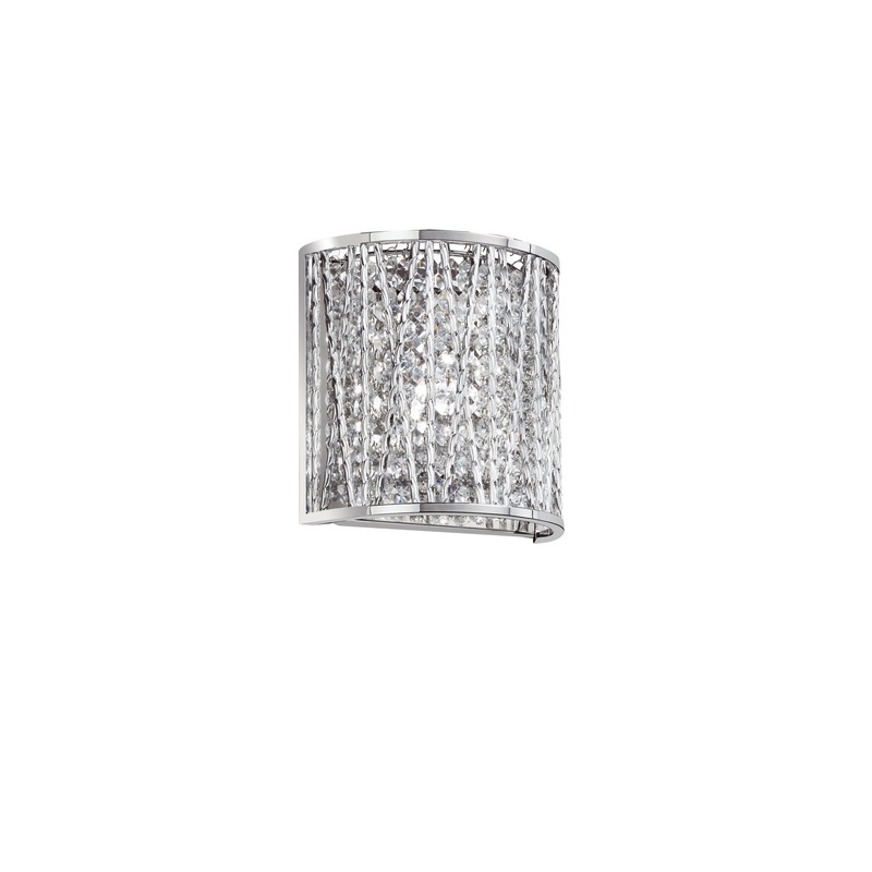 Loretta One Light Wall Sconce in Polished Chrome