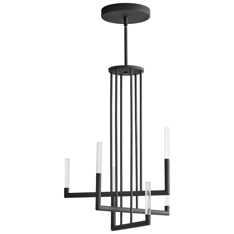 Luster LED Chandelier in Black