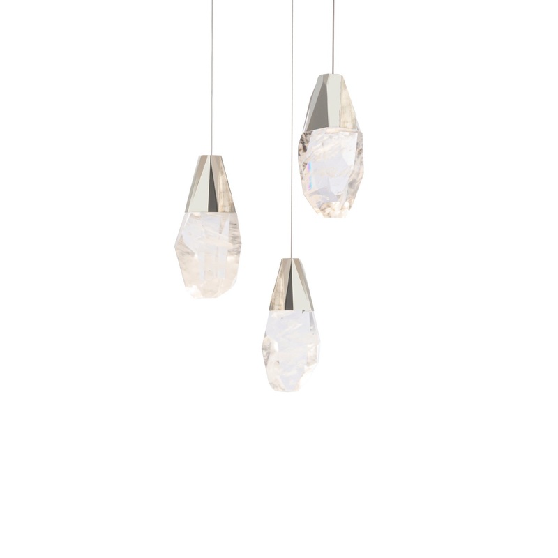 Martini LED Pendant in Polished Nickel
