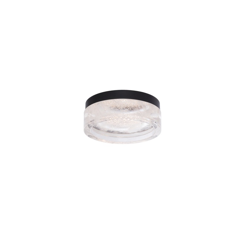 Melange LED Flush Mount in Black