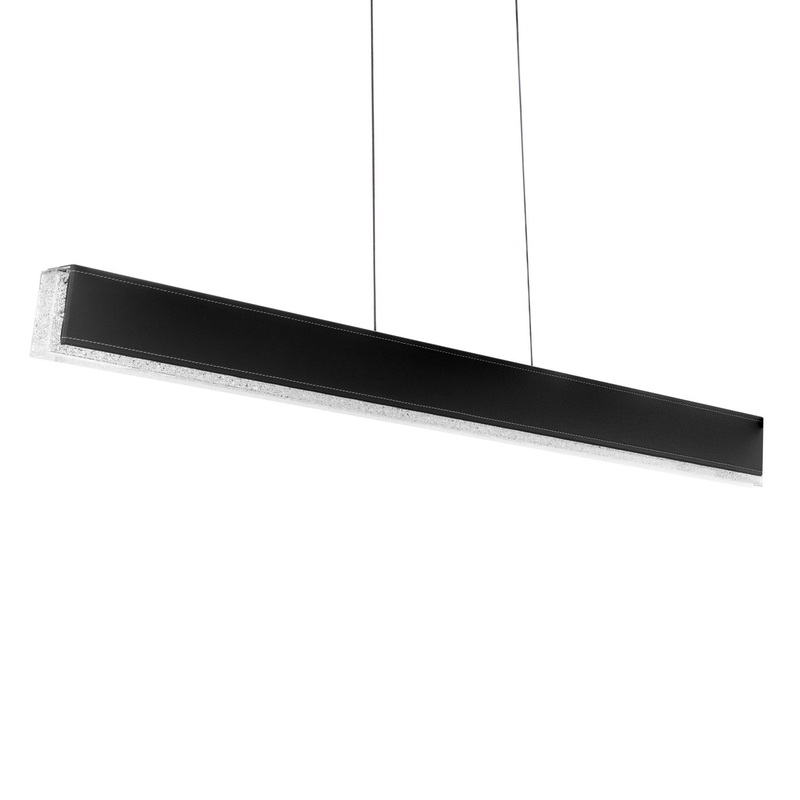 Mystique LED Linear Pendant in Black