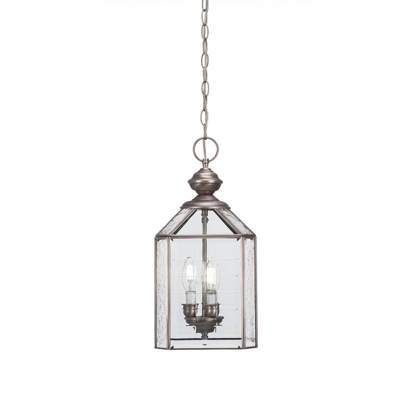 Pendant Three Light Pendant in Brushed Nickel
