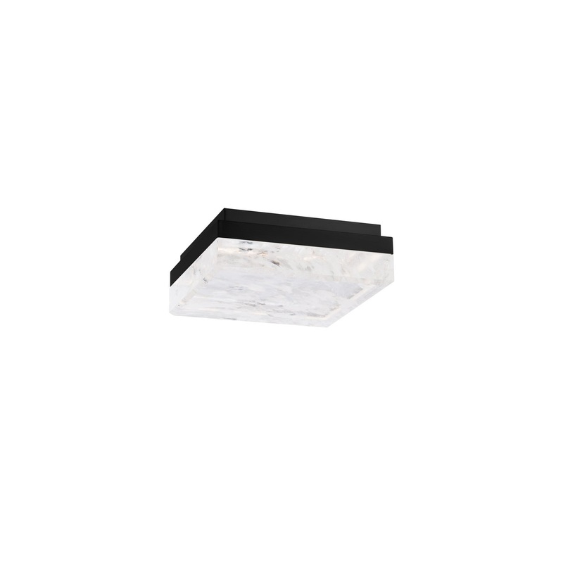 Whisper LED Flush Mount in Black