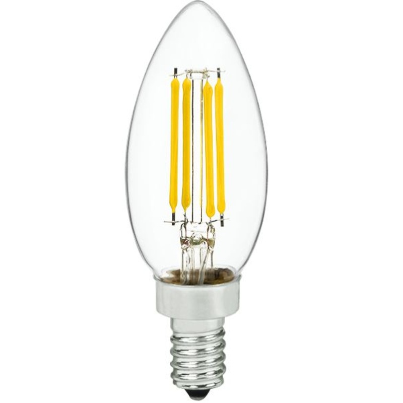 5W-120V 500lm WW Decorative Candle -ND