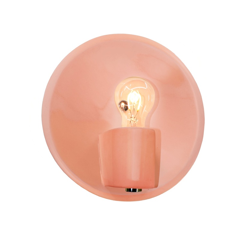 Ambiance One Light Wall Sconce in Gloss Blush