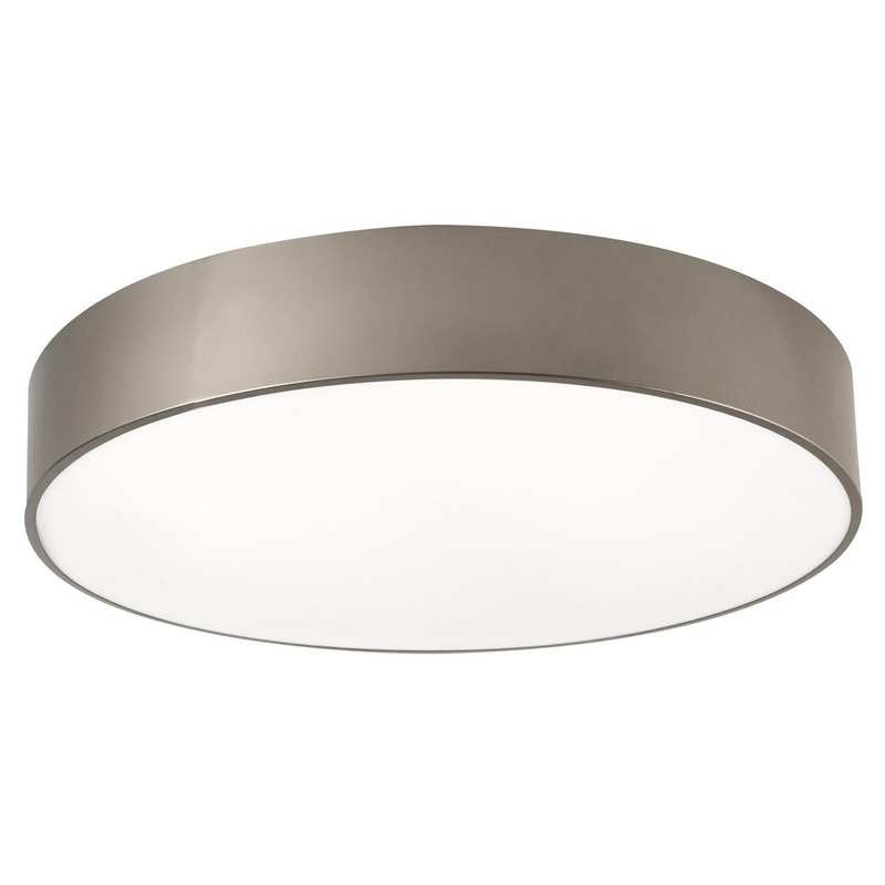 Bailey LED Flush Mount in Satin Nickel