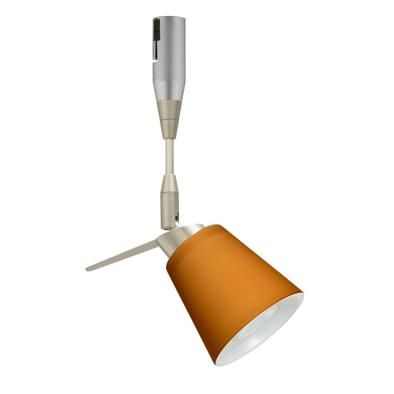 Canto One Light Spotlight in Satin Nickel