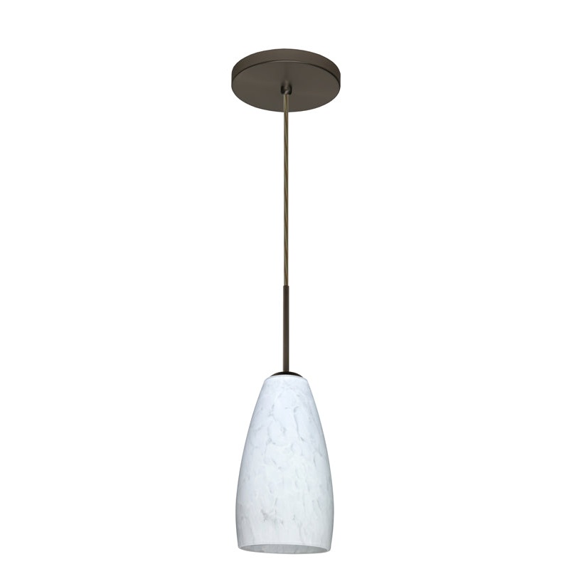 Chrissy One Light Pendant in Bronze
