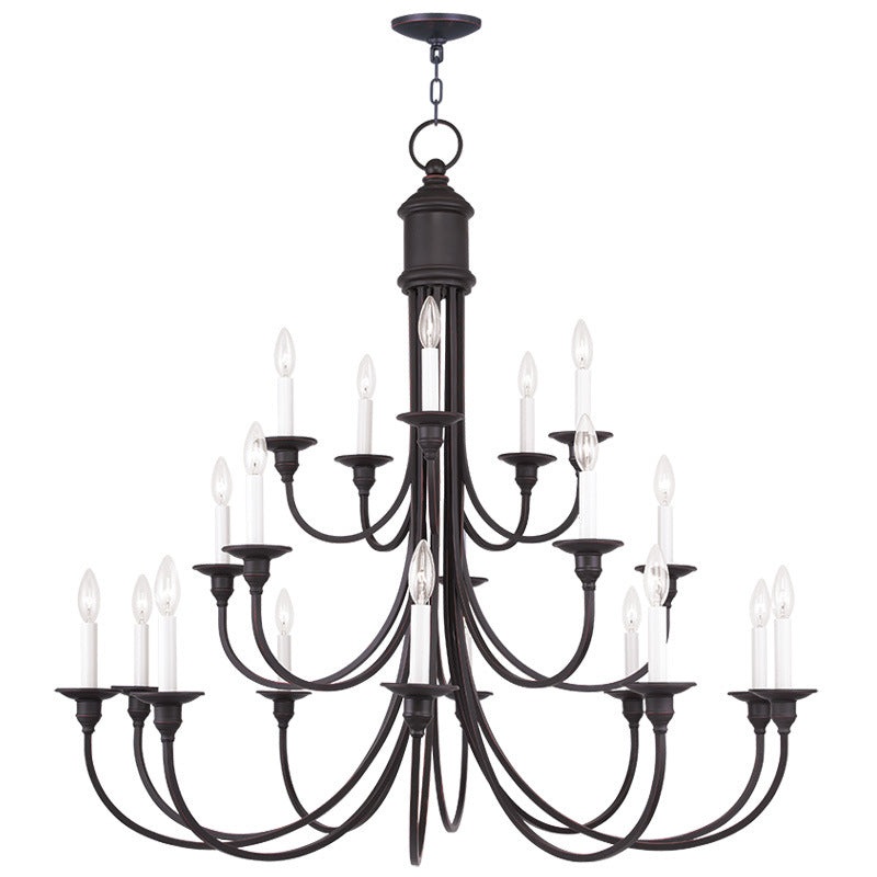 Cranford 20 Light Chandelier in Olde Bronze