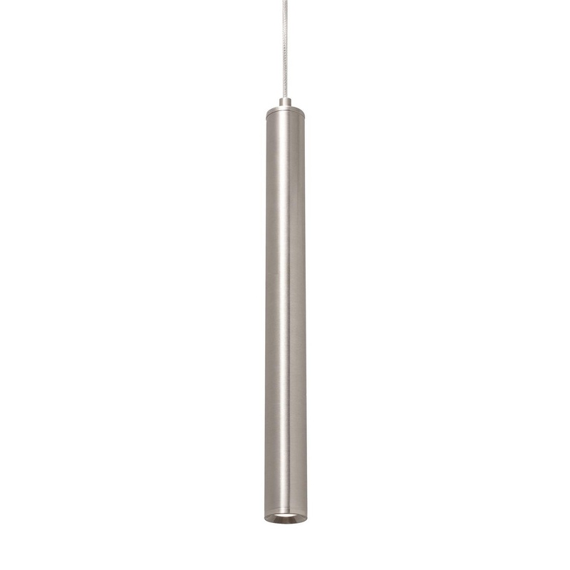 Eli LED Pendant in Satin Nickel