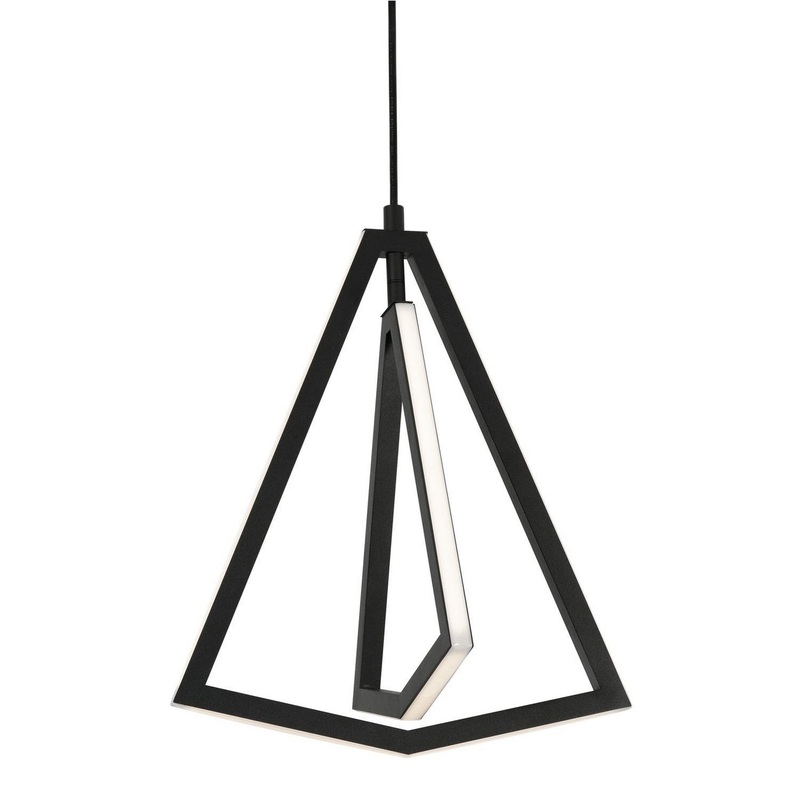 Gianna LED Pendant in Black