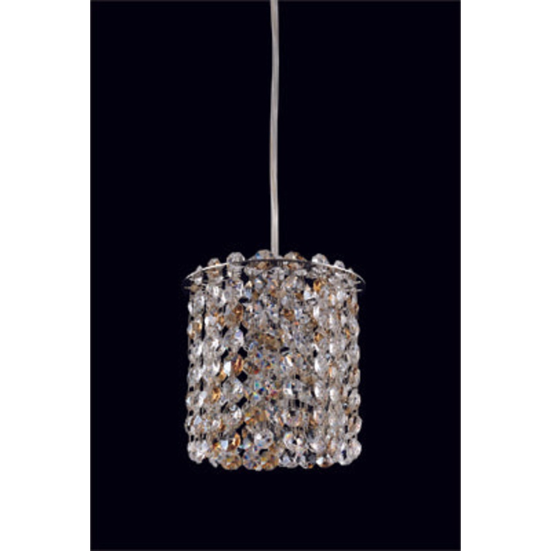 Milieu Mini Pendant One Light Mini Pendant in Chrome